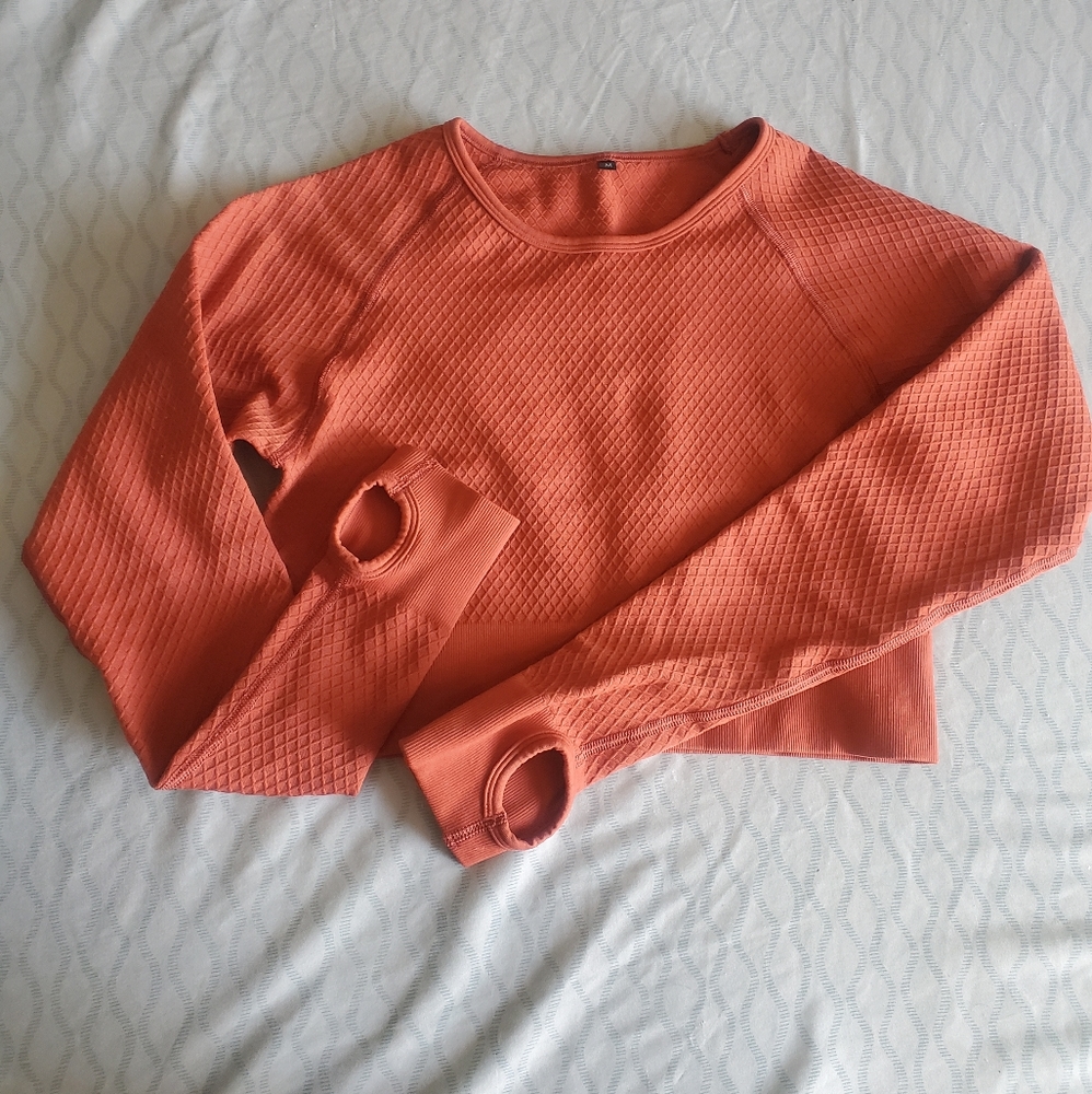 Balance Seamless copper crop top